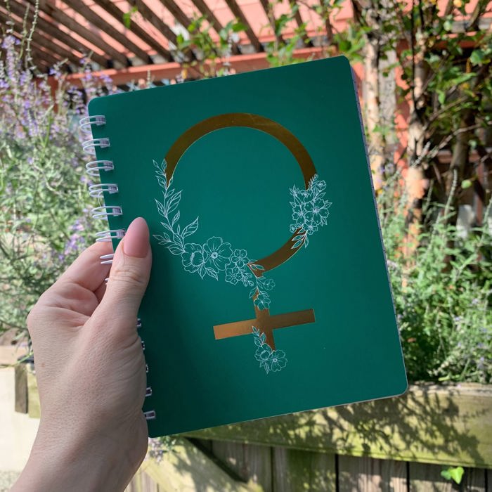 Pretty Spiral Notebooks with Quotes and Illustrations in 16+ Styles