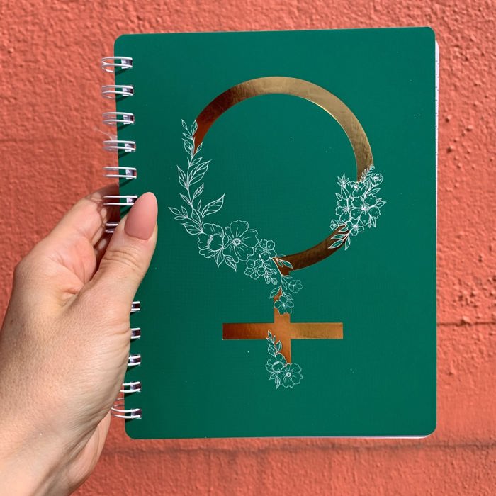 Pretty Spiral Notebooks with Quotes and Illustrations in 16+ Styles