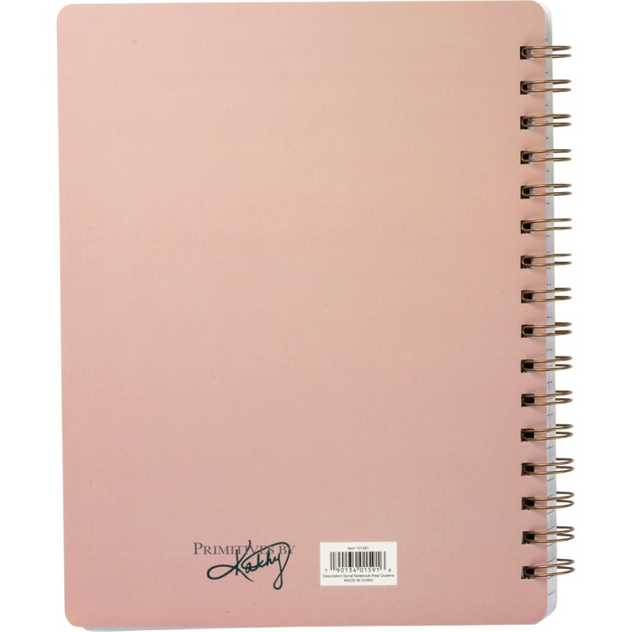 Pretty Spiral Notebooks with Quotes and Illustrations in 16+ Styles