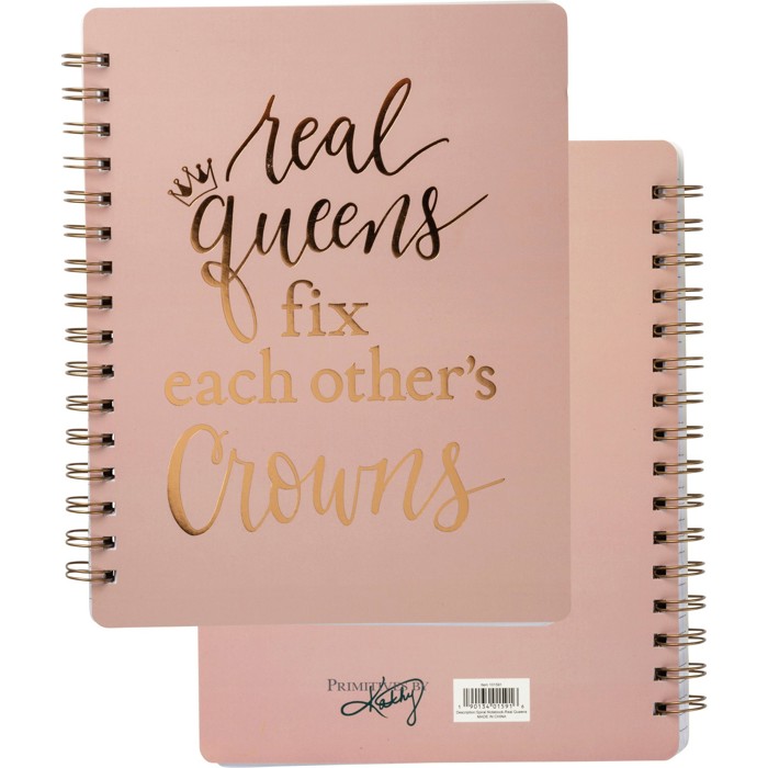 Pretty Spiral Notebooks with Quotes and Illustrations in 16+ Styles