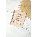 Real Queens Fix Each Other's Crowns Spiral Notebook in Blush Palette | 5.75" x 7.5" | 120 Lined Page Pretty Spiral Notebooks with Quotes and Illustrations in 16+ Styles