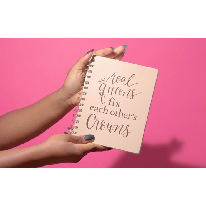 Pretty Spiral Notebooks with Quotes and Illustrations in 16+ Styles