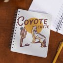 Coyote Cutie Spiral Double-Sided Notebook | Howling Coyote Design Journal | 120 Lined Pages Pretty Spiral Notebooks with Quotes and Illustrations in 16+ Styles