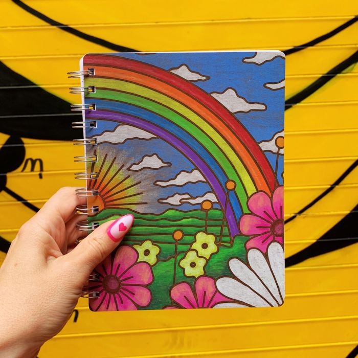 Pretty Spiral Notebooks with Quotes and Illustrations in 16+ Styles