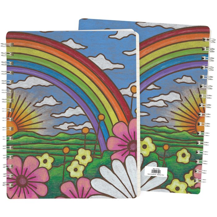 Pretty Spiral Notebooks with Quotes and Illustrations in 16+ Styles