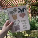 Plant Hair Don't Care Spiral Notebook | Art on Both Sides | 9" x 7" | 120 Lined Pages Pretty Spiral Notebooks with Quotes and Illustrations in 16+ Styles