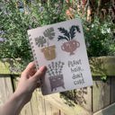 Plant Hair Don't Care Spiral Notebook | Art on Both Sides | 9" x 7" | 120 Lined Pages Pretty Spiral Notebooks with Quotes and Illustrations in 16+ Styles