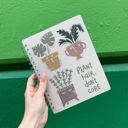 Plant Hair Don't Care Spiral Notebook | Art on Both Sides | 9" x 7" | 120 Lined Pages Pretty Spiral Notebooks with Quotes and Illustrations in 16+ Styles