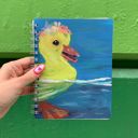 Duckling Spiral Notebook | Double-Sided Journal | 120 Lined Pages Pretty Spiral Notebooks with Quotes and Illustrations in 16+ Styles