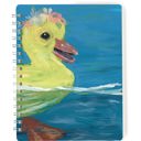 Duckling Spiral Notebook | Double-Sided Journal | 120 Lined Pages Pretty Spiral Notebooks with Quotes and Illustrations in 16+ Styles