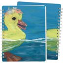 Duckling Spiral Notebook | Double-Sided Journal | 120 Lined Pages Pretty Spiral Notebooks with Quotes and Illustrations in 16+ Styles