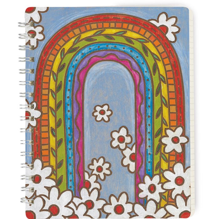 Pretty Spiral Notebooks with Quotes and Illustrations in 16+ Styles