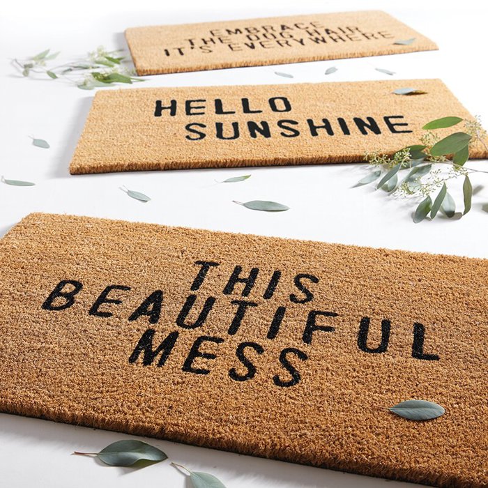 Funny Welcome Mats - Live Laugh Leave, Nope Doormats  | Indoor Outdoor Welcome Mat