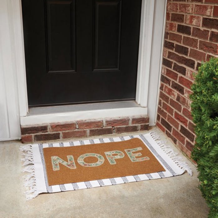 Funny Welcome Mats - Live Laugh Leave, Nope Doormats  | Indoor Outdoor Welcome Mat