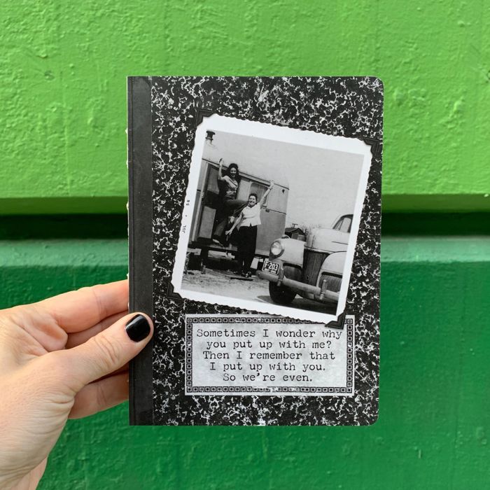 Retro Ladies Joke Funny Notebooks - Giftable Quote Journals |  Double-Sided Journal 