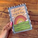 Live Wild & Free - What A Wonderful World Double-Sided Journal | Lined Notebook Pretty Bound Journals - Giftable Notebooks in 12+ Styles | Double-Sided Journal