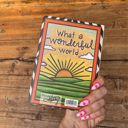 Live Wild & Free - What A Wonderful World Double-Sided Journal | Lined Notebook Pretty Bound Journals - Giftable Notebooks in 12+ Styles | Double-Sided Journal