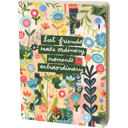 Best Friends Make Moments Extraordinary Double-Sided Journal | Floral Designs Notebook Pretty Bound Journals - Giftable Notebooks in 12+ Styles | Double-Sided Journal