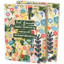 Best Friends Make Moments Extraordinary Double-Sided Journal | Floral Designs Notebook Pretty Bound Journals - Giftable Notebooks in 12+ Styles | Double-Sided Journal