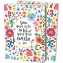 You Give Life To What You Give Journal | Double-Sided Floral Designs Notebook Pretty Bound Journals - Giftable Notebooks in 12+ Styles | Double-Sided Journal