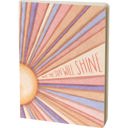 Today The Sun Will Shine Journal | Double-Sided Sun Artwork Design Notebook Pretty Bound Journals - Giftable Notebooks in 12+ Styles | Double-Sided Journal