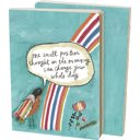 One Small Positive Thought Double-Sided Journal | Bird & Rainbow Design Notebook Pretty Bound Journals - Giftable Notebooks in 12+ Styles | Double-Sided Journal