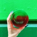 Feeling Naughty/Feeling Nice Roly Poly Glass in Tinted Red and Green | Holiday Drinkware 13oz Cute Round Wine Glasses in 11 Styles - Feast Mode, Feelin Frosty, Grateful - Christmas, Winter, Holiday Themes