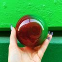 Feeling Naughty/Feeling Nice Roly Poly Glass in Tinted Red and Green | Holiday Drinkware 13oz Cute Round Wine Glasses in 11 Styles - Feast Mode, Feelin Frosty, Grateful - Christmas, Winter, Holiday Themes