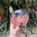 Grateful Roly Poly Pink Ombre Glass | Cocktail Glass Drinkware | 13 oz Cute Round Wine Glasses in 11 Styles - Feast Mode, Feelin Frosty, Grateful - Christmas, Winter, Holiday Themes