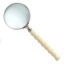 White Magnifying Glass | Decorative Handheld Magnifier Vintage Style Magnifying Glasses - 3 Styles  | Decorative Handheld Magnifier