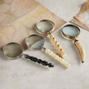 White Magnifying Glass | Decorative Handheld Magnifier Vintage Style Magnifying Glasses - 3 Styles  | Decorative Handheld Magnifier