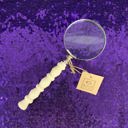 White Magnifying Glass | Decorative Handheld Magnifier Vintage Style Magnifying Glasses - 3 Styles  | Decorative Handheld Magnifier