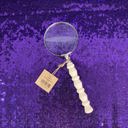 White Magnifying Glass | Decorative Handheld Magnifier Vintage Style Magnifying Glasses - 3 Styles  | Decorative Handheld Magnifier