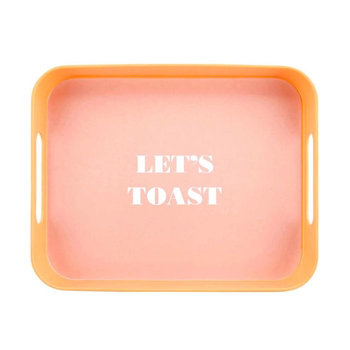 Bar Trays with Cute Sayings  | Decorative Serving Large Kitchen Bar Trays