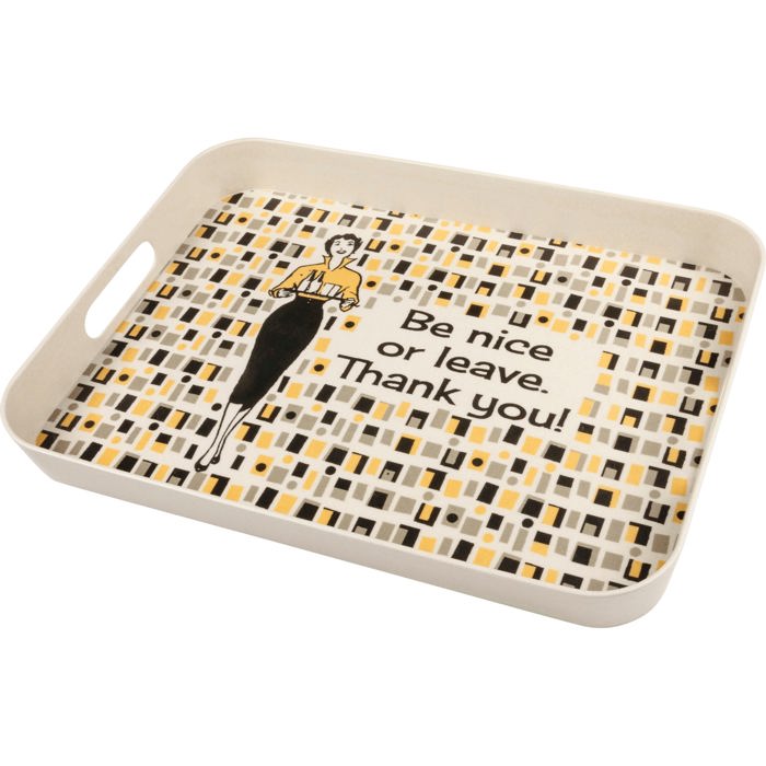 Bar Trays with Cute Sayings  | Decorative Serving Large Kitchen Bar Trays