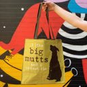 I Like Big Mutts And I Cannot Lie Market Tote Bag |  Double-sided Shopping Daily Storage Bag Large Market Shopper Totes with Cute Designs and Sayings | Daily Shopping Storage Bag