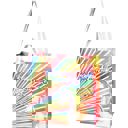 Do More Of What You Love Large Market Tote Bag in '70s-'80s Unicorn Rainbow Design | 15.50" x 15.25" Large Market Shopper Totes with Cute Designs and Sayings | Daily Shopping Storage Bag