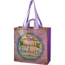 Spread Kindness Market Tote | Shopping Grocery Bag | 15.50" x 15.25" x 6" Large Market Shopper Totes with Cute Designs and Sayings | Daily Shopping Storage Bag