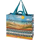 It's A Good Day To Be Happy Beach Shopping Tote Bag | Extra Large Market Eco Bag Large Market Shopper Totes with Cute Designs and Sayings | Daily Shopping Storage Bag