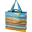 It's A Good Day To Be Happy Beach Shopping Tote Bag | Extra Large Market Eco Bag Large Market Shopper Totes with Cute Designs and Sayings | Daily Shopping Storage Bag