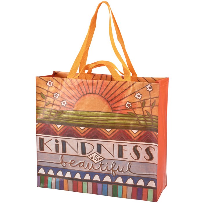Large Market Shopper Totes with Cute Designs and Sayings | Daily Shopping Storage Bag