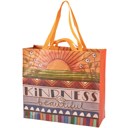 Kindness Is Beautiful Shopping Tote Bag | Extra Large Market Eco Bag Large Market Shopper Totes with Cute Designs and Sayings | Daily Shopping Storage Bag
