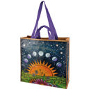 Never Stop Looking Up Market Tote | Shopping Grocery Bag | 15.50" x 15.25" x 6" Large Market Shopper Totes with Cute Designs and Sayings | Daily Shopping Storage Bag