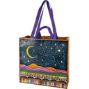 Never Stop Looking Up Market Tote | Shopping Grocery Bag | 15.50" x 15.25" x 6" Large Market Shopper Totes with Cute Designs and Sayings | Daily Shopping Storage Bag