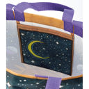 Never Stop Looking Up Market Tote | Shopping Grocery Bag | 15.50" x 15.25" x 6" Large Market Shopper Totes with Cute Designs and Sayings | Daily Shopping Storage Bag