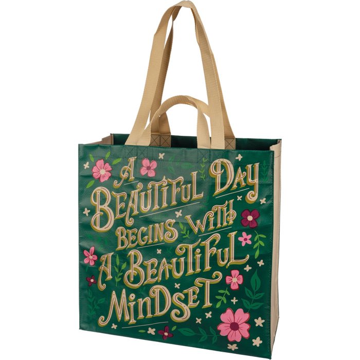 Large Market Shopper Totes with Cute Designs and Sayings | Daily Shopping Storage Bag