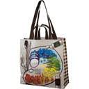 Eating Is Necessity Cooking Is Art Market Tote Bag | Daily Storage Shopping Bag  Large Market Shopper Totes with Cute Designs and Sayings | Daily Shopping Storage Bag