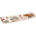 Mushroom Study Long Bamboo Tray | Rectangular Serving Dish Tray | 17.25" x 6.50" Mushroom Trays and Trivets | Kitchen Tools & Essentials | Housewarming Gift