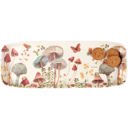 Mushroom Study Long Bamboo Tray | Rectangular Serving Dish Tray | 17.25" x 6.50" Mushroom Trays and Trivets | Kitchen Tools & Essentials | Housewarming Gift