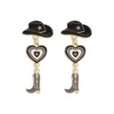 Glamour Cowgirl Boot and Hat Dangle Earrings | Fashion Jewelry  Glamour Cowgirl Boot and Hat Dangle Earrings